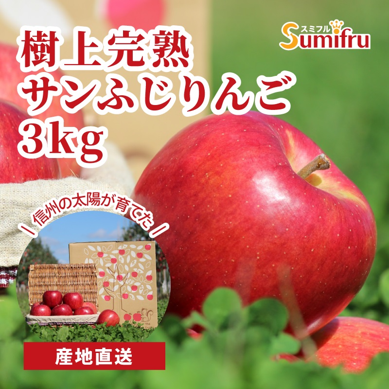 長野県産りんご むぎわらぼうし 通販 お取り寄せ 産地直送